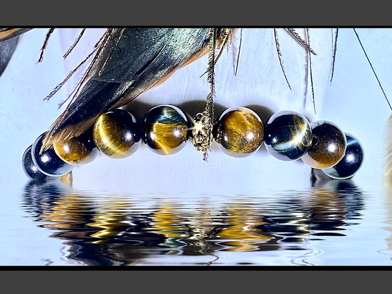 Black & Blue Tiger Eye